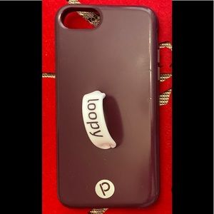 Used Maroon/Burgundy iPhone 7-8 Loopy Case